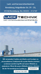 Mobile Screenshot of lacktechnik-rendsburg.de